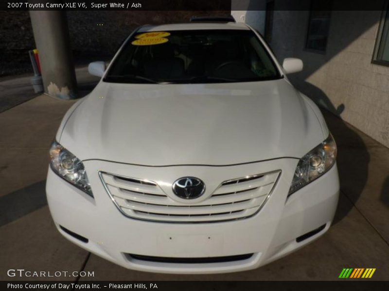 Super White / Ash 2007 Toyota Camry XLE V6