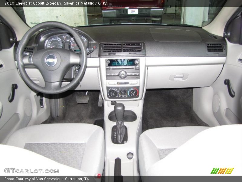 Silver Ice Metallic / Gray 2010 Chevrolet Cobalt LS Sedan
