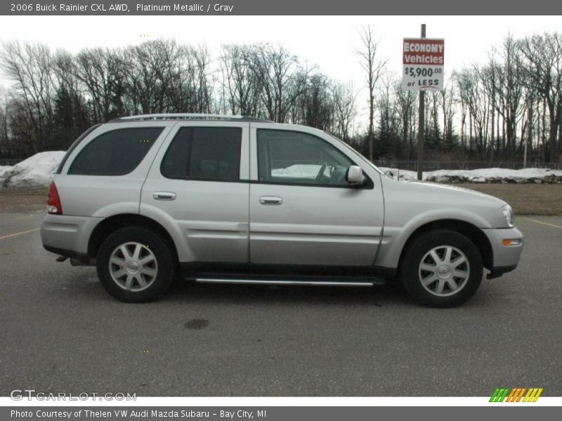 Platinum Metallic / Gray 2006 Buick Rainier CXL AWD