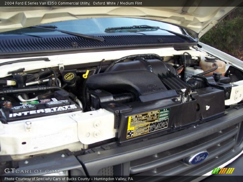 Oxford White / Medium Flint 2004 Ford E Series Van E350 Commercial Utility
