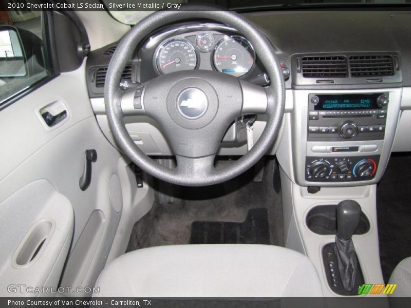 Silver Ice Metallic / Gray 2010 Chevrolet Cobalt LS Sedan