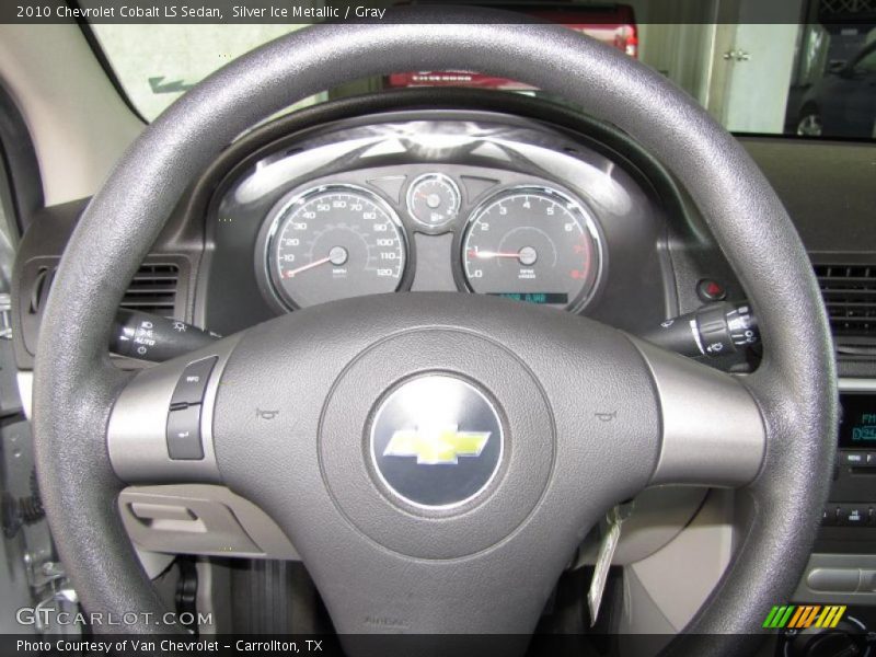 Silver Ice Metallic / Gray 2010 Chevrolet Cobalt LS Sedan