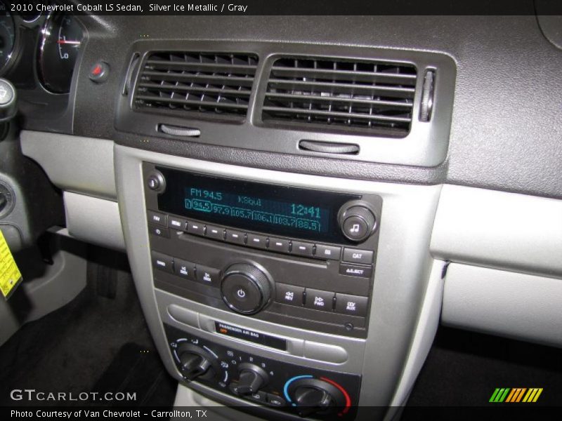Silver Ice Metallic / Gray 2010 Chevrolet Cobalt LS Sedan