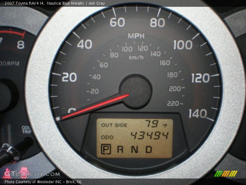 Nautical Blue Metallic / Ash Gray 2007 Toyota RAV4 I4