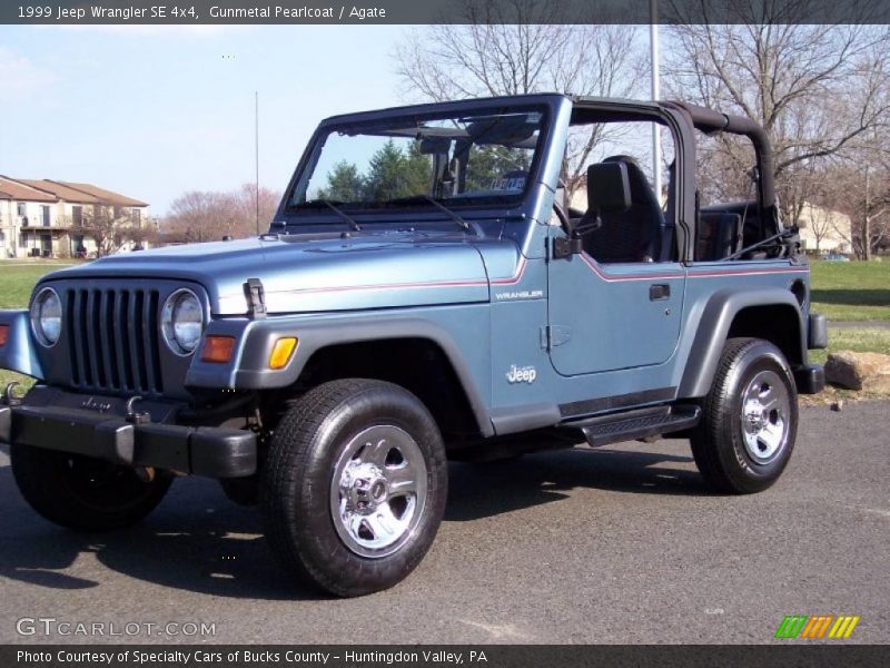 Gunmetal Pearlcoat / Agate 1999 Jeep Wrangler SE 4x4