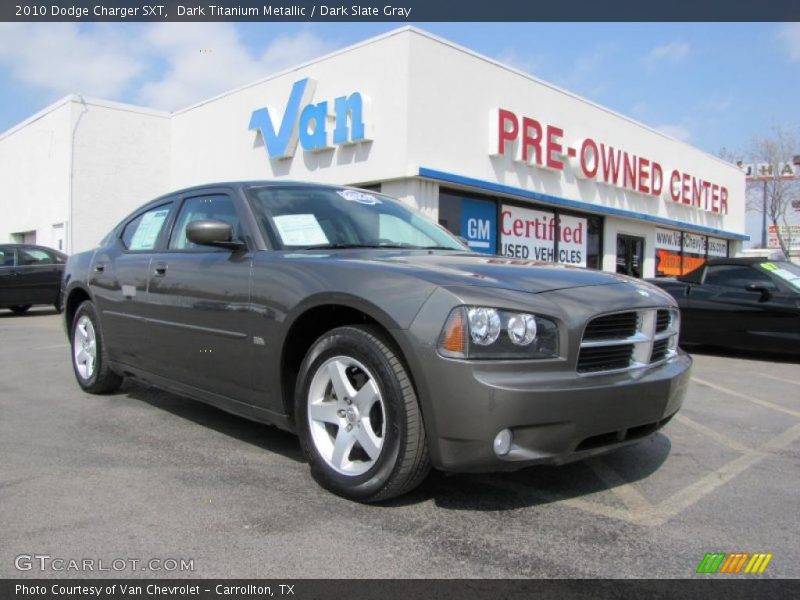Dark Titanium Metallic / Dark Slate Gray 2010 Dodge Charger SXT