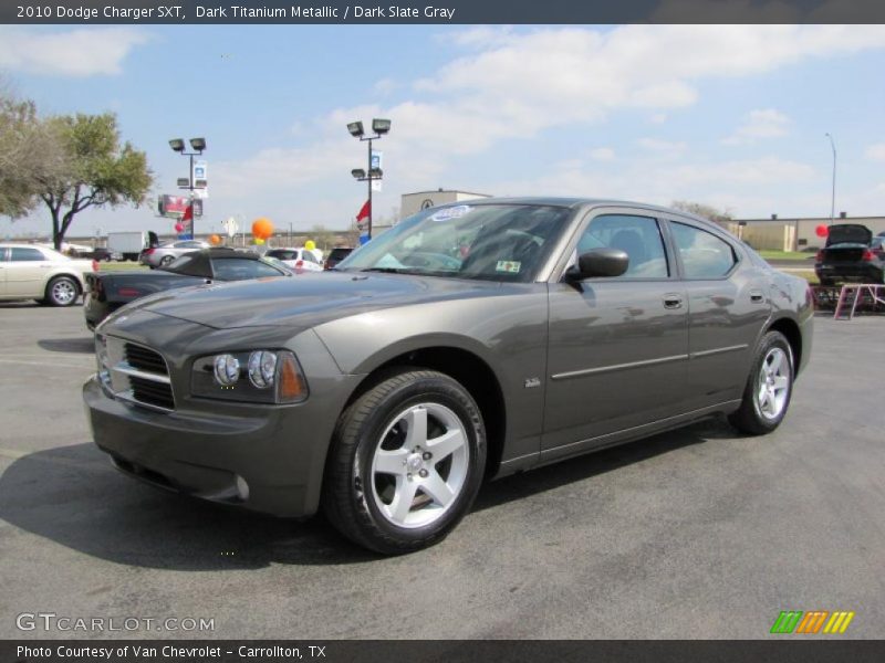 Dark Titanium Metallic / Dark Slate Gray 2010 Dodge Charger SXT