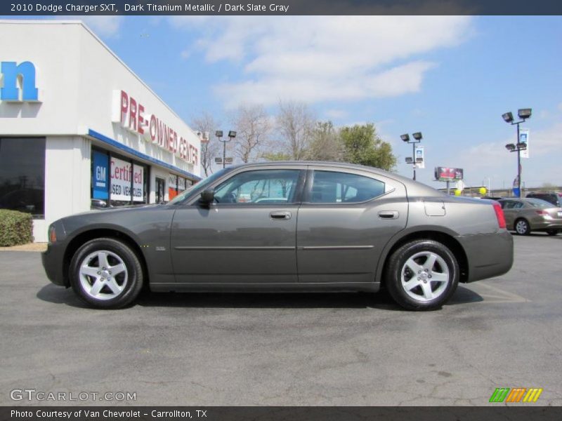 Dark Titanium Metallic / Dark Slate Gray 2010 Dodge Charger SXT