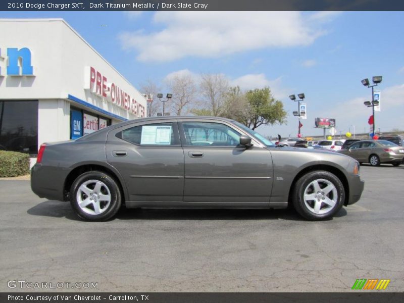 Dark Titanium Metallic / Dark Slate Gray 2010 Dodge Charger SXT