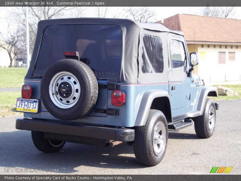 Gunmetal Pearlcoat / Agate 1999 Jeep Wrangler SE 4x4