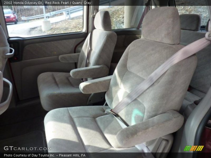 Red Rock Pearl / Quartz Gray 2002 Honda Odyssey EX