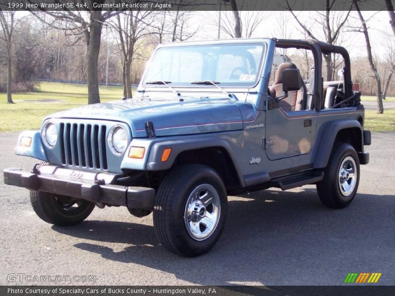 Gunmetal Pearlcoat / Agate 1999 Jeep Wrangler SE 4x4