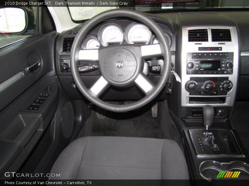 Dark Titanium Metallic / Dark Slate Gray 2010 Dodge Charger SXT