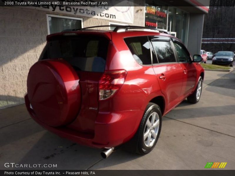 Barcelona Red Pearl / Ash 2008 Toyota RAV4 Limited 4WD
