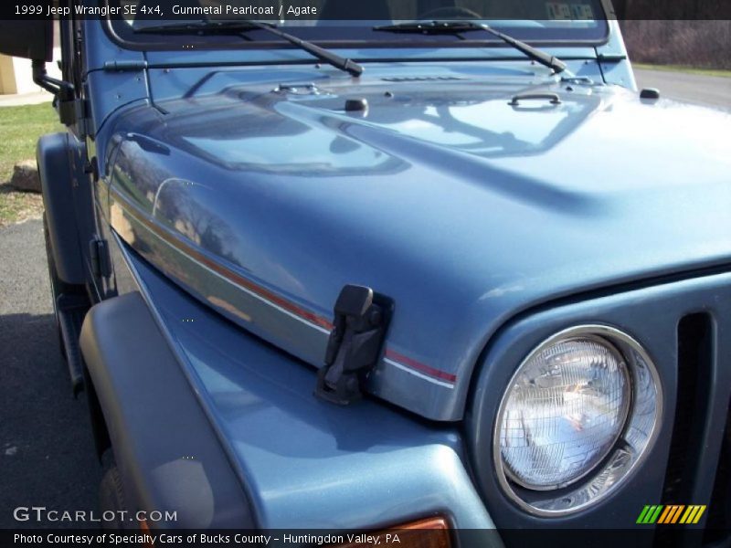 Gunmetal Pearlcoat / Agate 1999 Jeep Wrangler SE 4x4