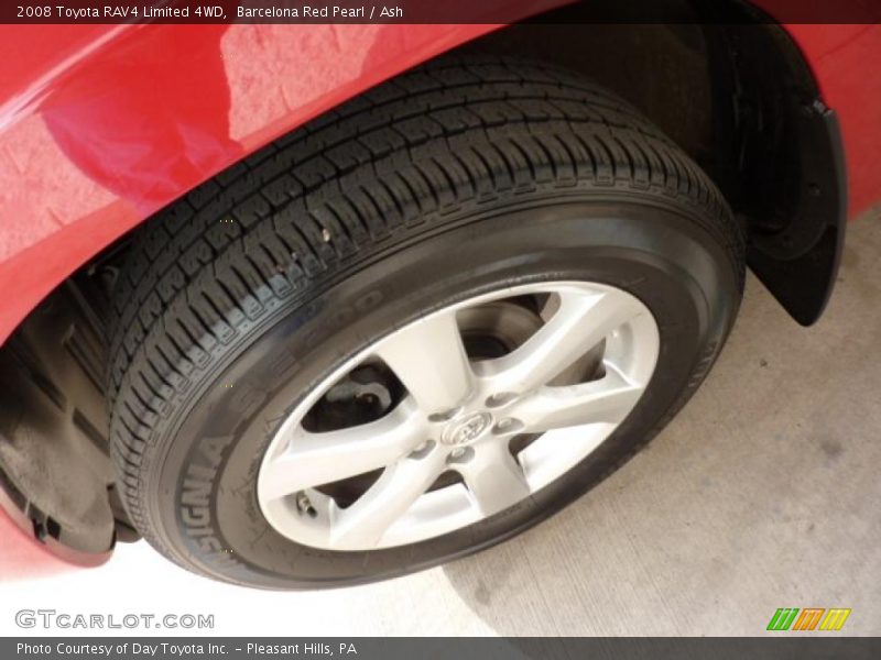 Barcelona Red Pearl / Ash 2008 Toyota RAV4 Limited 4WD