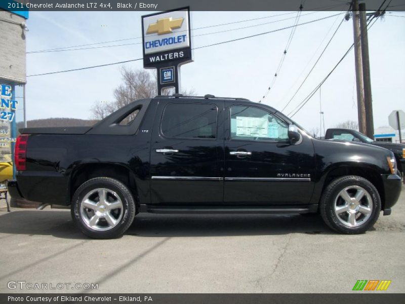 Black / Ebony 2011 Chevrolet Avalanche LTZ 4x4