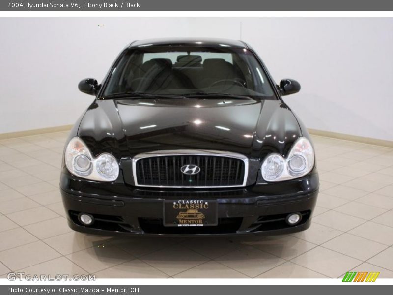 Ebony Black / Black 2004 Hyundai Sonata V6