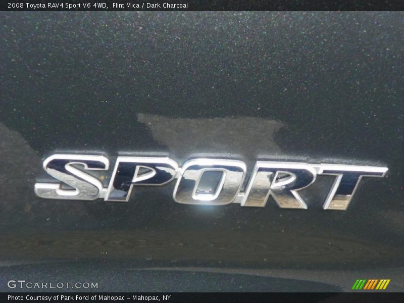 Flint Mica / Dark Charcoal 2008 Toyota RAV4 Sport V6 4WD