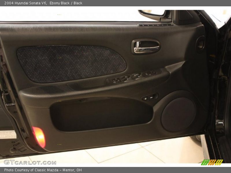 Ebony Black / Black 2004 Hyundai Sonata V6