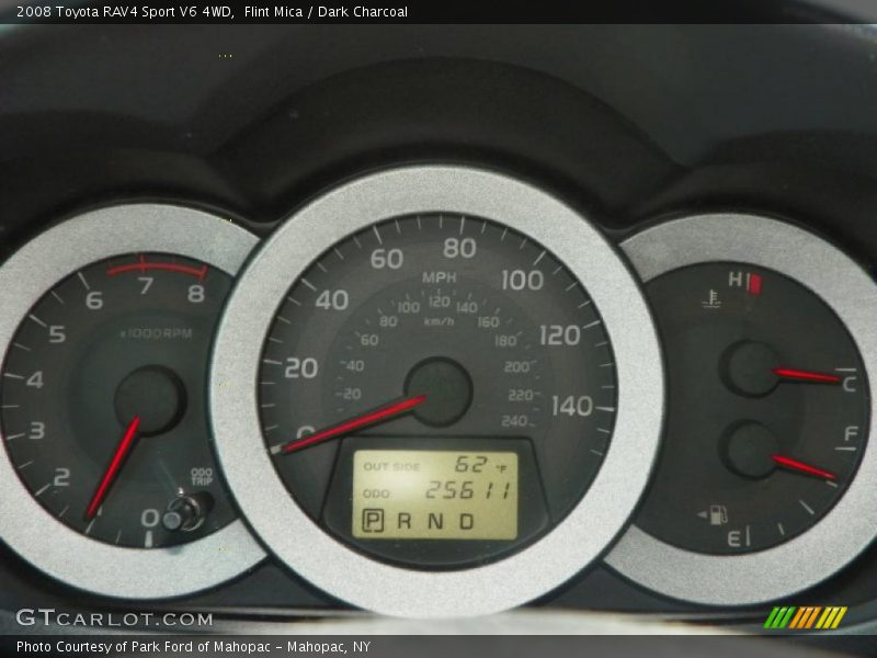Flint Mica / Dark Charcoal 2008 Toyota RAV4 Sport V6 4WD
