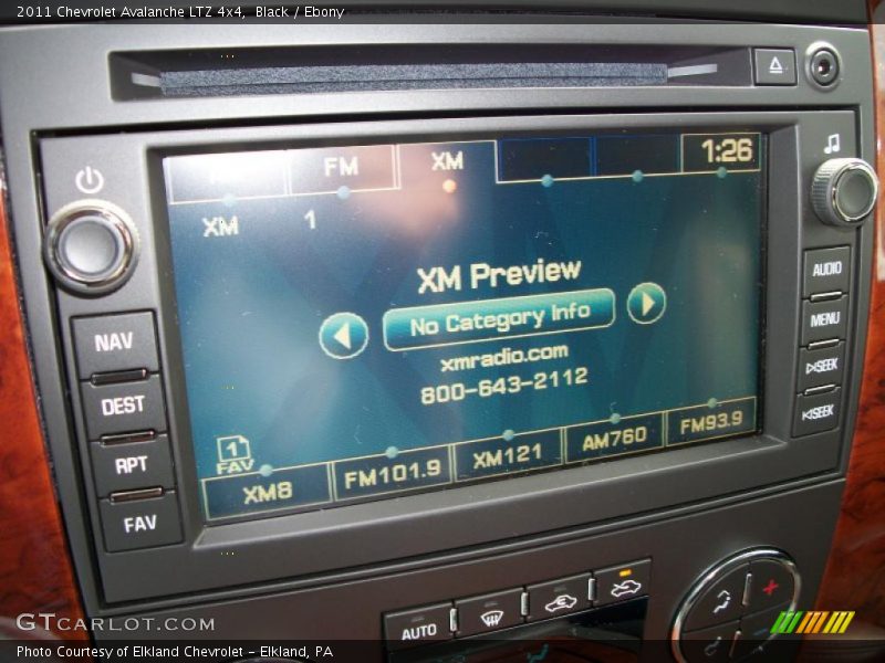 Controls of 2011 Avalanche LTZ 4x4