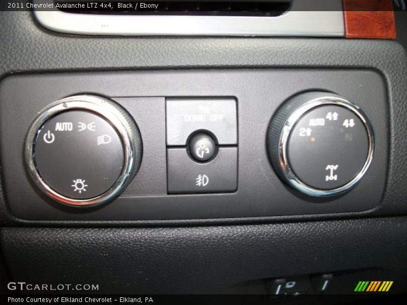 Controls of 2011 Avalanche LTZ 4x4