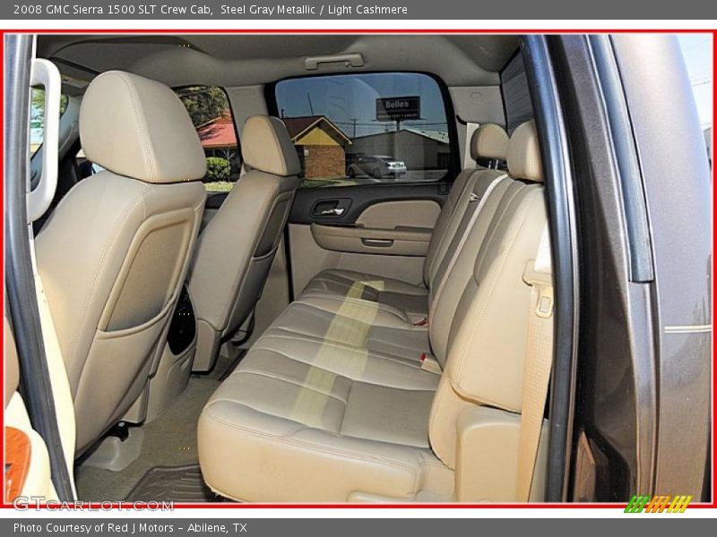 Steel Gray Metallic / Light Cashmere 2008 GMC Sierra 1500 SLT Crew Cab