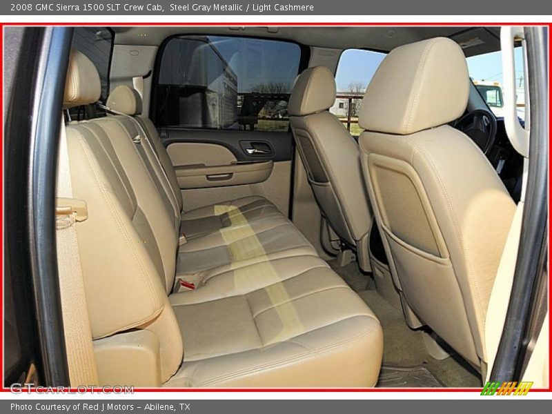 Steel Gray Metallic / Light Cashmere 2008 GMC Sierra 1500 SLT Crew Cab