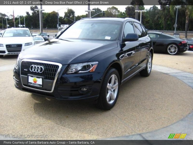 Deep Sea Blue Pearl Effect / Cinnamon Brown 2011 Audi Q5 2.0T quattro