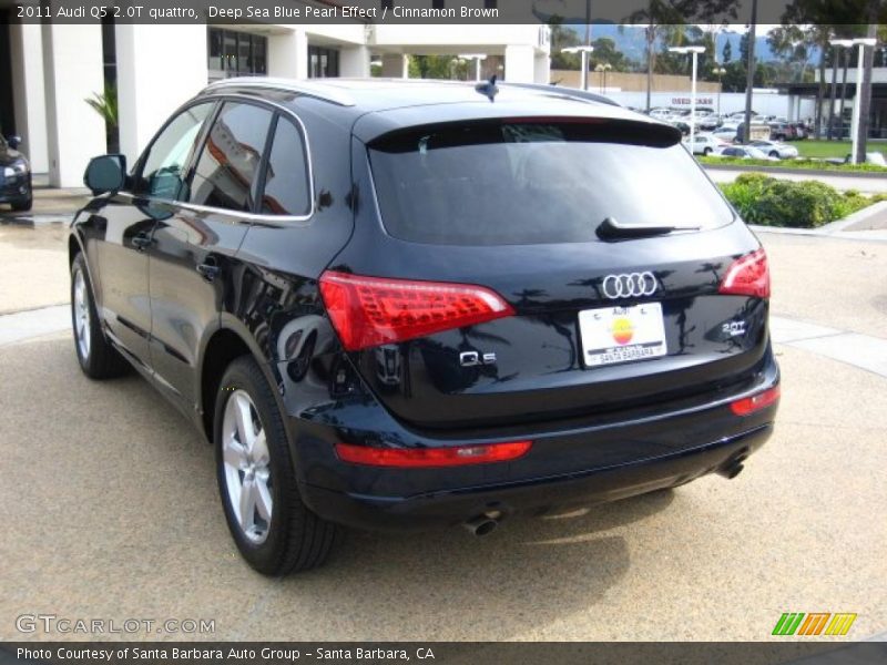 Deep Sea Blue Pearl Effect / Cinnamon Brown 2011 Audi Q5 2.0T quattro