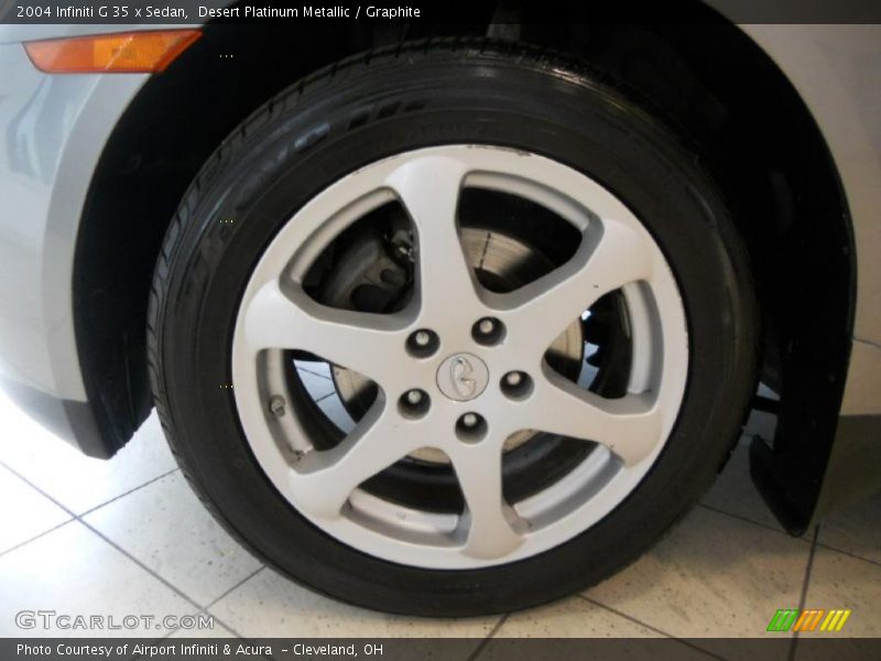 Desert Platinum Metallic / Graphite 2004 Infiniti G 35 x Sedan