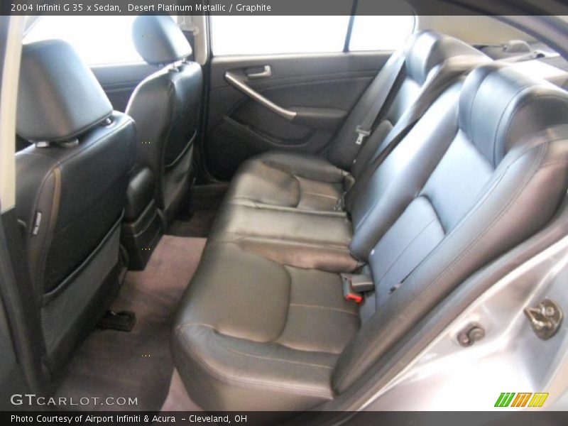 Desert Platinum Metallic / Graphite 2004 Infiniti G 35 x Sedan