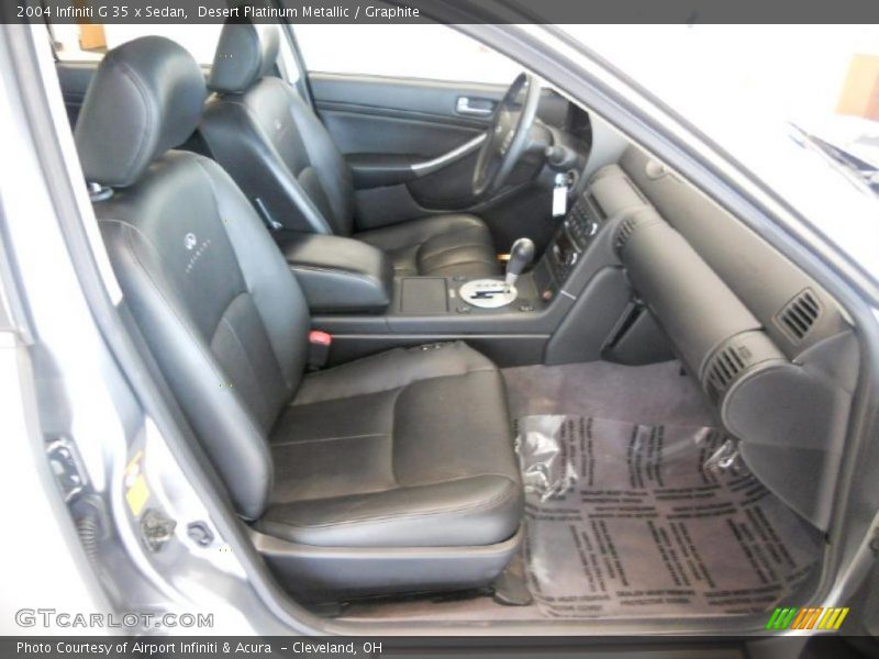 Desert Platinum Metallic / Graphite 2004 Infiniti G 35 x Sedan