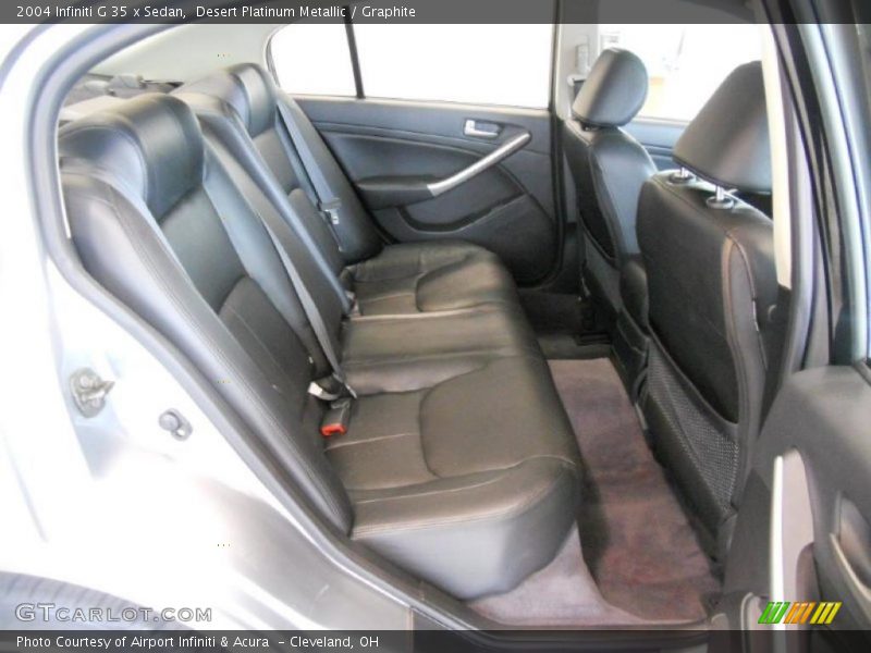 Desert Platinum Metallic / Graphite 2004 Infiniti G 35 x Sedan
