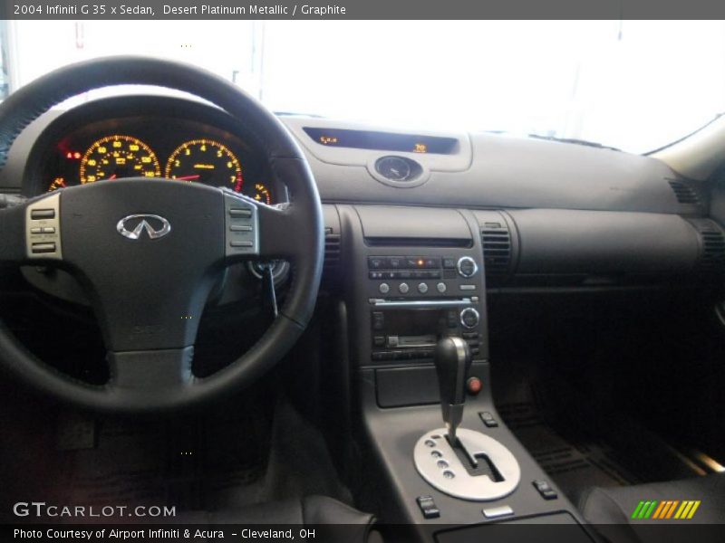 Desert Platinum Metallic / Graphite 2004 Infiniti G 35 x Sedan