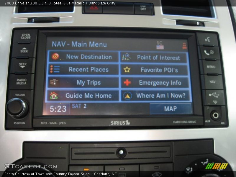 Controls of 2008 300 C SRT8