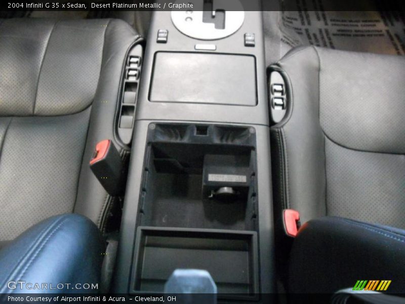 Desert Platinum Metallic / Graphite 2004 Infiniti G 35 x Sedan