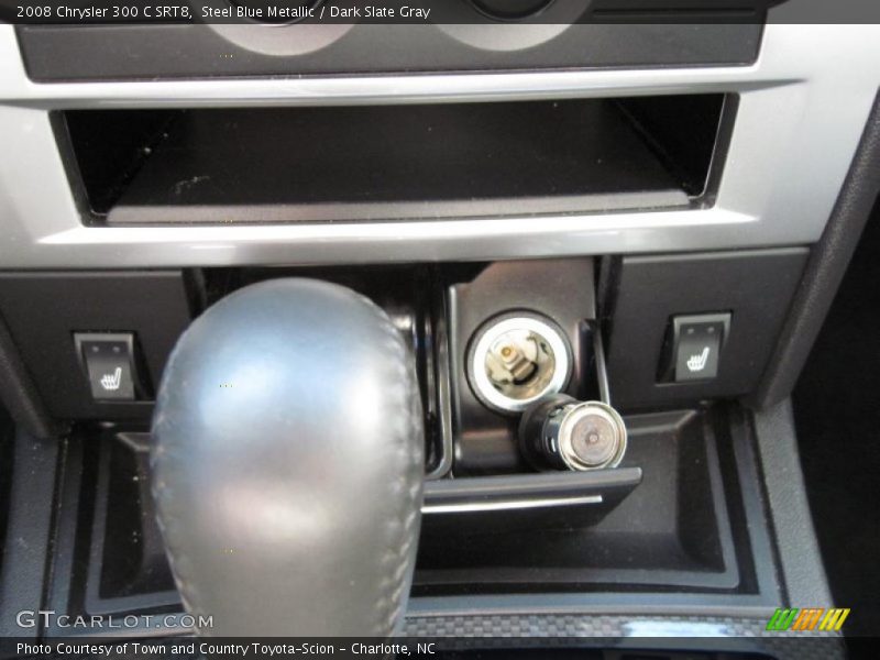 Steel Blue Metallic / Dark Slate Gray 2008 Chrysler 300 C SRT8