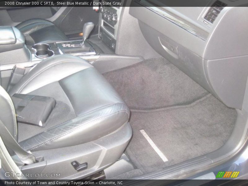Steel Blue Metallic / Dark Slate Gray 2008 Chrysler 300 C SRT8