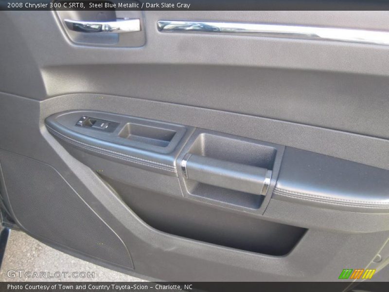 Steel Blue Metallic / Dark Slate Gray 2008 Chrysler 300 C SRT8