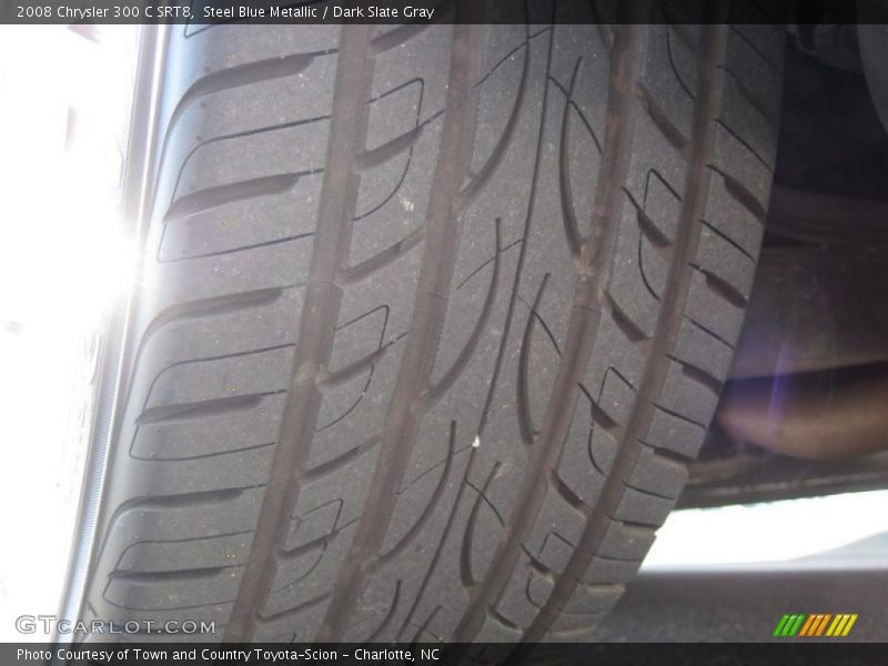 Steel Blue Metallic / Dark Slate Gray 2008 Chrysler 300 C SRT8