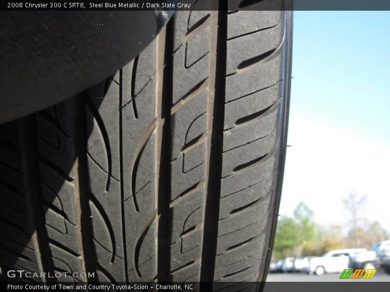 Steel Blue Metallic / Dark Slate Gray 2008 Chrysler 300 C SRT8