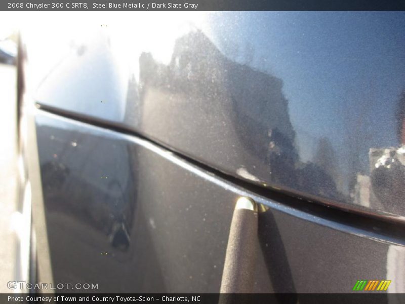 Steel Blue Metallic / Dark Slate Gray 2008 Chrysler 300 C SRT8
