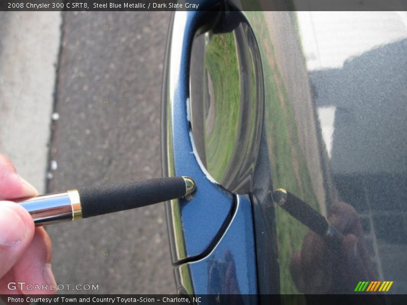 Steel Blue Metallic / Dark Slate Gray 2008 Chrysler 300 C SRT8
