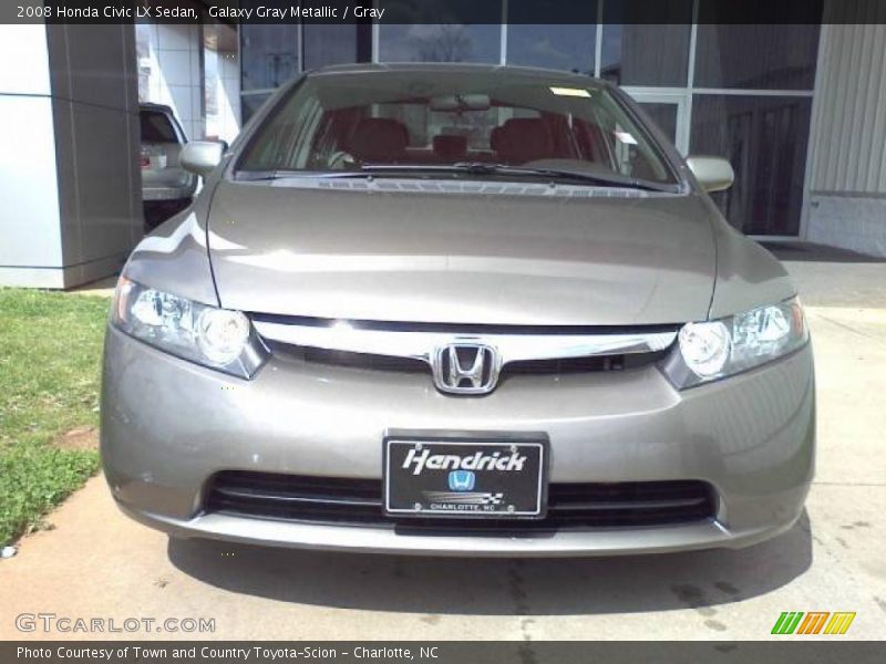 Galaxy Gray Metallic / Gray 2008 Honda Civic LX Sedan