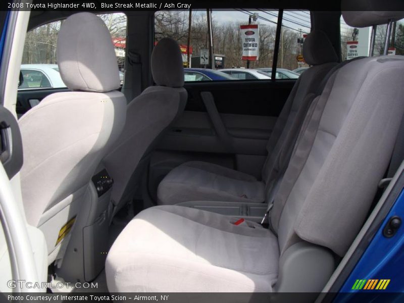 Blue Streak Metallic / Ash Gray 2008 Toyota Highlander 4WD