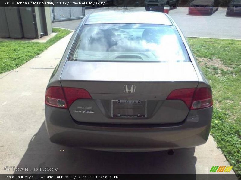 Galaxy Gray Metallic / Gray 2008 Honda Civic LX Sedan