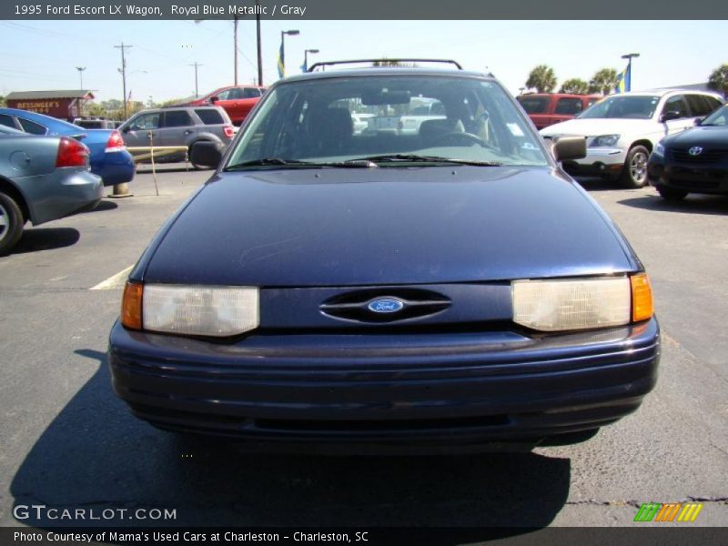 Royal Blue Metallic / Gray 1995 Ford Escort LX Wagon