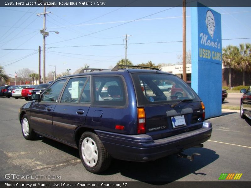 Royal Blue Metallic / Gray 1995 Ford Escort LX Wagon